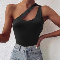 One Shoulder Cutout Cami