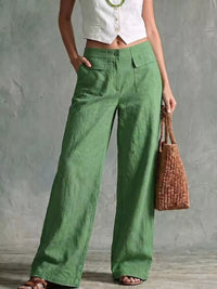 Full Size Wide Leg Pants Plus Size
